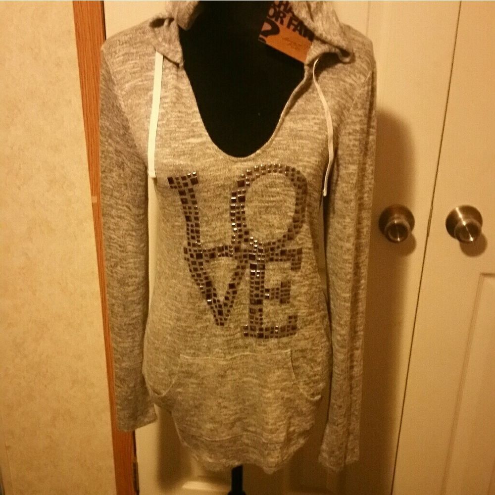 Love lightweight hoodie nwt Small